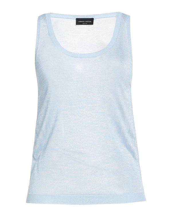 ロベルトコリーナ レディース トップス シャツ ROBERTO COLLINA Sky Blue ブルー