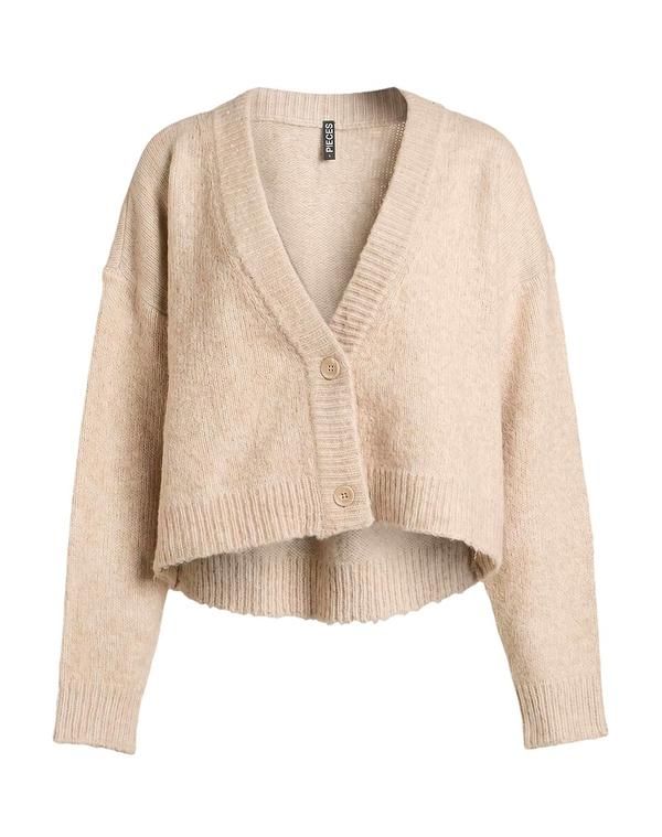 ピーシーズ レディース アウター カーディガン PIECES Beige ベージュ