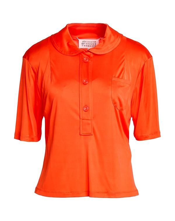 マルタンマルジェラ レディース トップス ポロシャツ MAISON MARGIELA Orange オレンジ