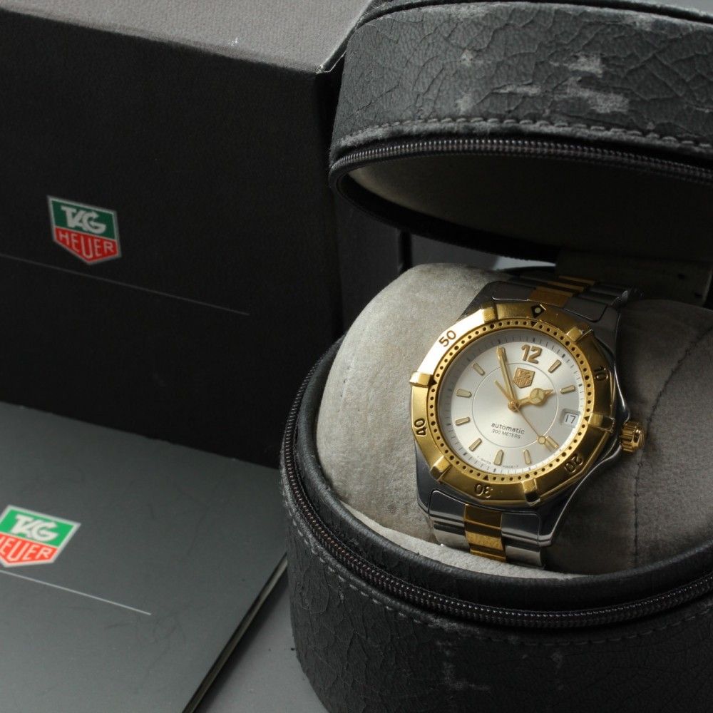 稼働品】TAG Heuer 2000 プロフェッショナル WK2121 シルバー ゴールド