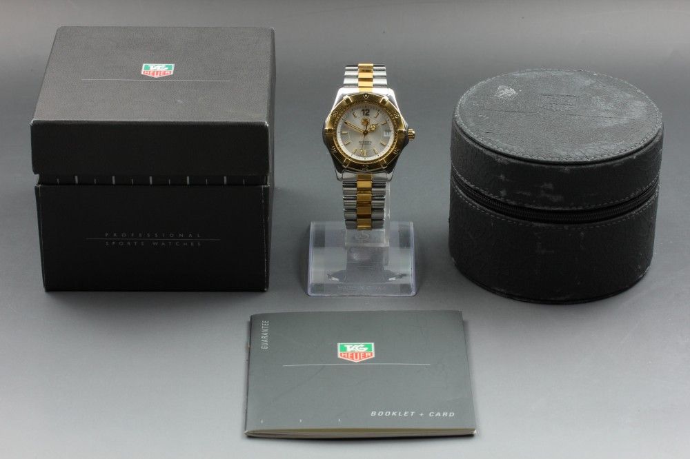 稼働品】TAG Heuer 2000 プロフェッショナル WK2121 シルバー ゴールド
