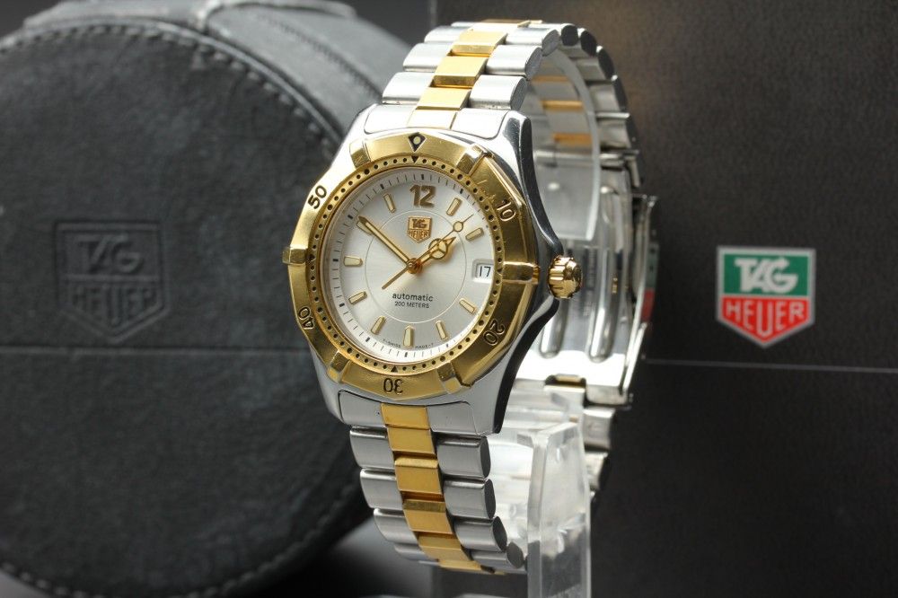 稼働品】TAG Heuer 2000 プロフェッショナル WK2121 シルバー ゴールド