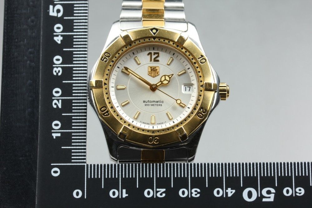 稼働品】TAG Heuer 2000 プロフェッショナル WK2121 シルバー ゴールド