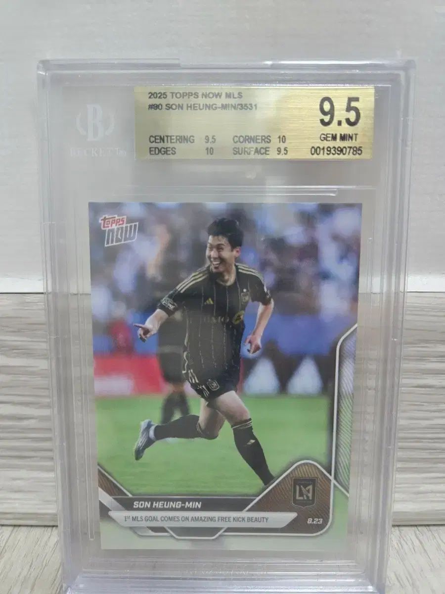 BGS9.5 ソン・フンミン(SON HEUNGMIN) 2025 Topps Now MLS LAFC 初ゴールカード