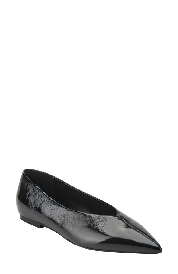 マークフィッシャー レディース シューズ パンプス Marc Fisher Casee Pointed Toe Flat Black ブラック
