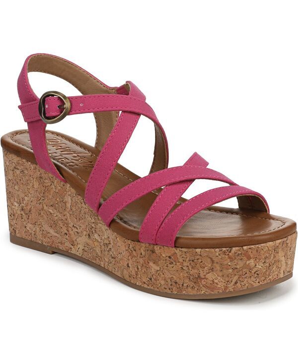 ブローフィッシュマリブ レディース シューズ サンダル Blowfish Malibu Womens Aurora Open Square Toe Strappy Wedge Sandals Fuch