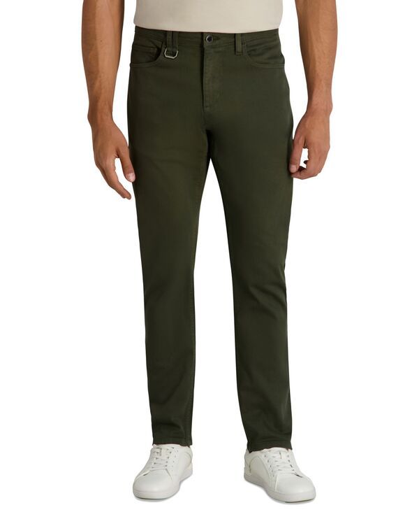 カール ラガーフェルド メンズ ボトムス カジュアルパンツ KARLAGERFELD PARIS Mens Casual RegularFit Pants Olive オリーブ