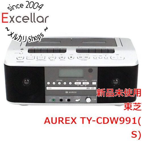 bn:6] TOSHIBA CDラジオカセットレコーダー AUREX TY-CDW991(S