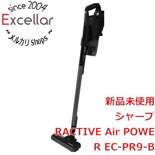 [bn:12] 【新品(開封のみ・箱きず・やぶれ)】 SHARP　コードレススティック掃除機 RACTIVE Air POWER　EC-PR9-B　ブラック