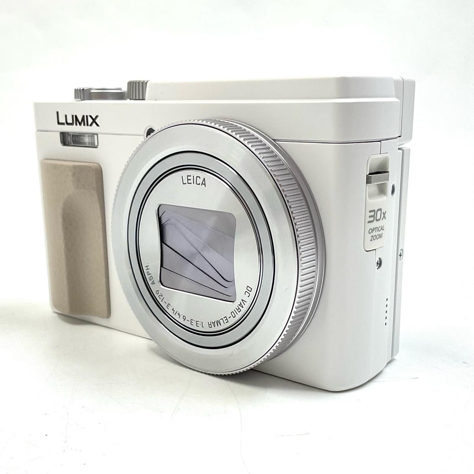 Panasonic LUMIX DC-TZ95 白 美品 付属品完備 動作確認済 全額返金保証】【最速発送】Panasonic コンパクトデジタルカメラ LUMIX