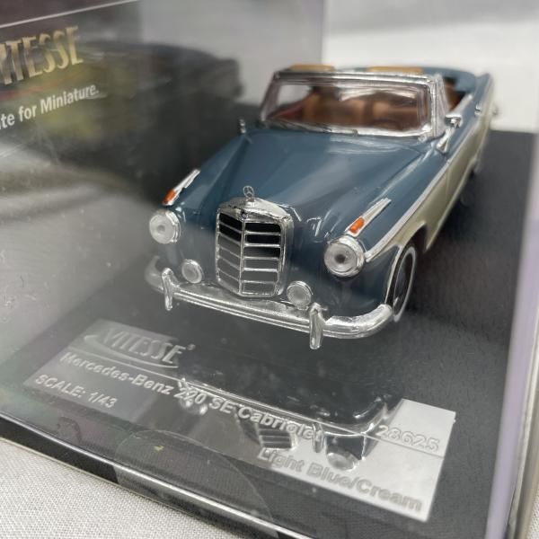 中古】1/43 ﾒﾙｾﾃﾞｽ・ﾍﾞﾝﾂ 220 SE ｶﾌﾞﾘｵﾚ[91] - メルカリ