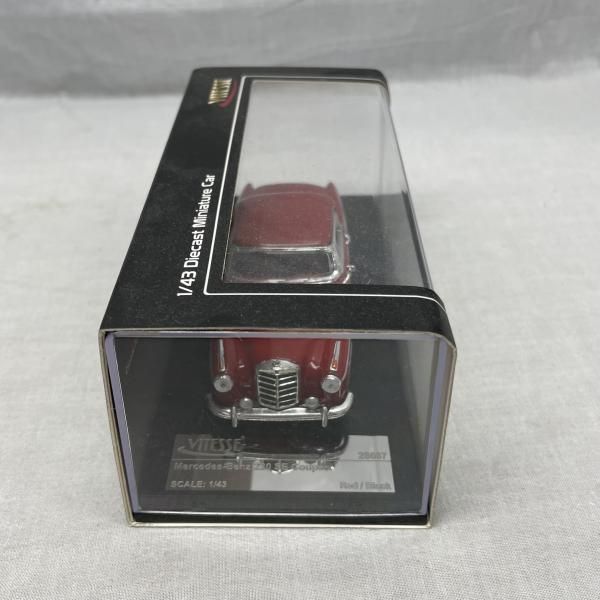 中古品 1/43 ファーラー メルセデスベンツ 220SE ダークレッド 中古】1/43 ﾒﾙｾﾃﾞｽ・ﾍﾞﾝﾂ 220 SE ｸｰﾍﾟ 1[91] - メルカリ