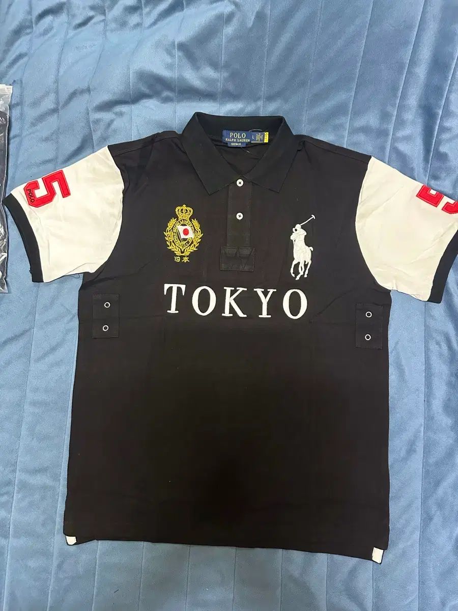POLO RALPH LAUREN ポロラルフローレン ビックポニー チーフキーフ TOKYO 東京 必須アイテム カラーTシャツ 半袖 Tシャツ L