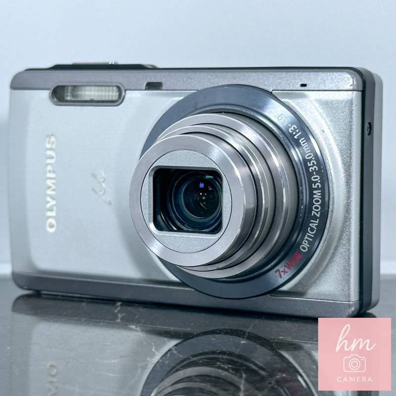 OLYMPUS μ-7050 シルバー 1400万画素 光学7倍ズーム 広角28mm HD動画