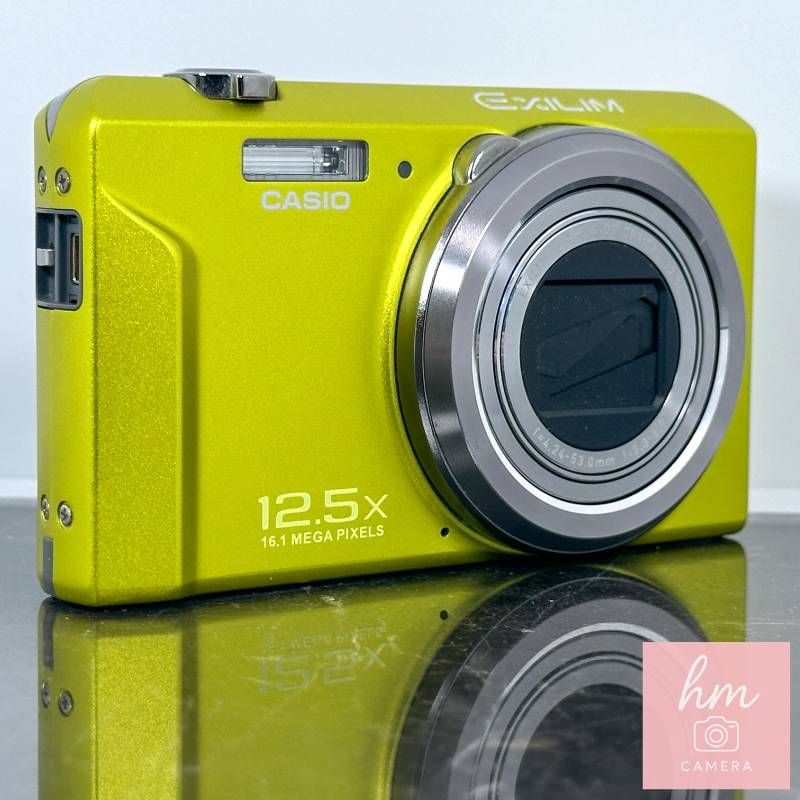 CASIO EXILIM イエロー コンパクトデジタルカメラ CASIO EXILIM EX-ZS150 イエロー 1610万画素 光学12.5倍ズーム 広角