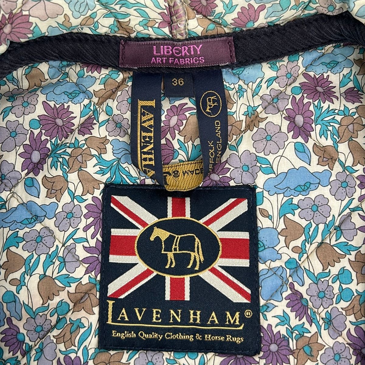 LAVENHAM(ラベンハム) ベスト サイズ36 S レディース - パープル