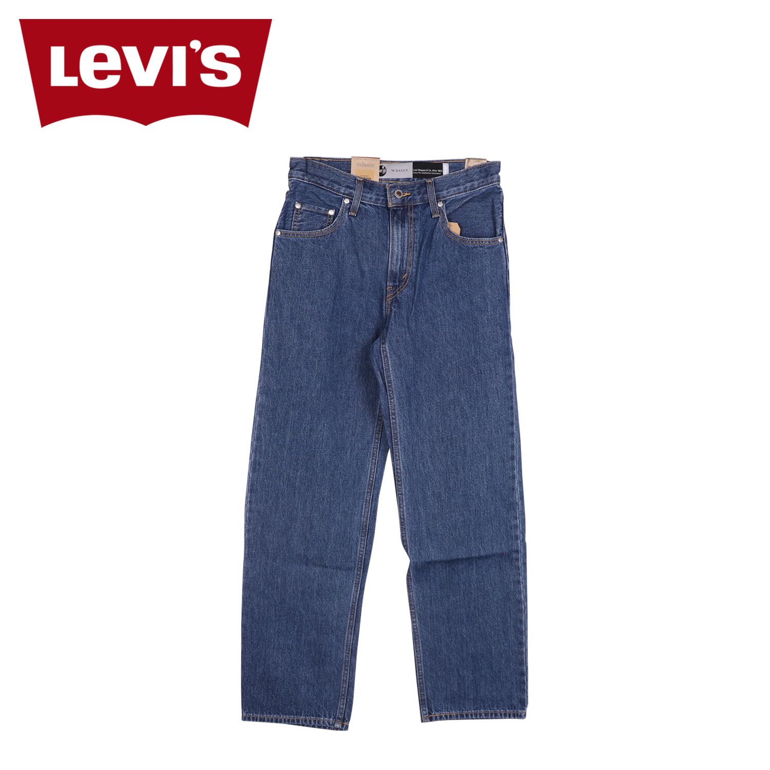 リーバイス LEVIS デニムパンツ ジーンズ ジーパン Gパン シルバータブ バギー レディース ワンウォッシュ ストレート SILVERTAB 94 BAGGY A3518-0008