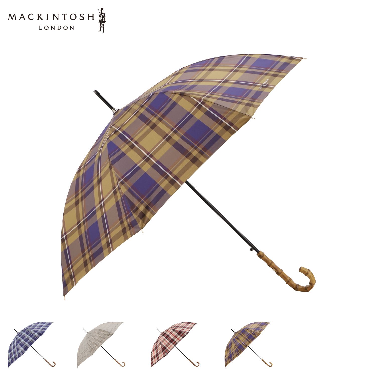 マッキントッシュロンドン MACKINTOSH LONDON 長傘 雨傘 レディース 耐風 ワンタッチ 高機能 1ML 11001