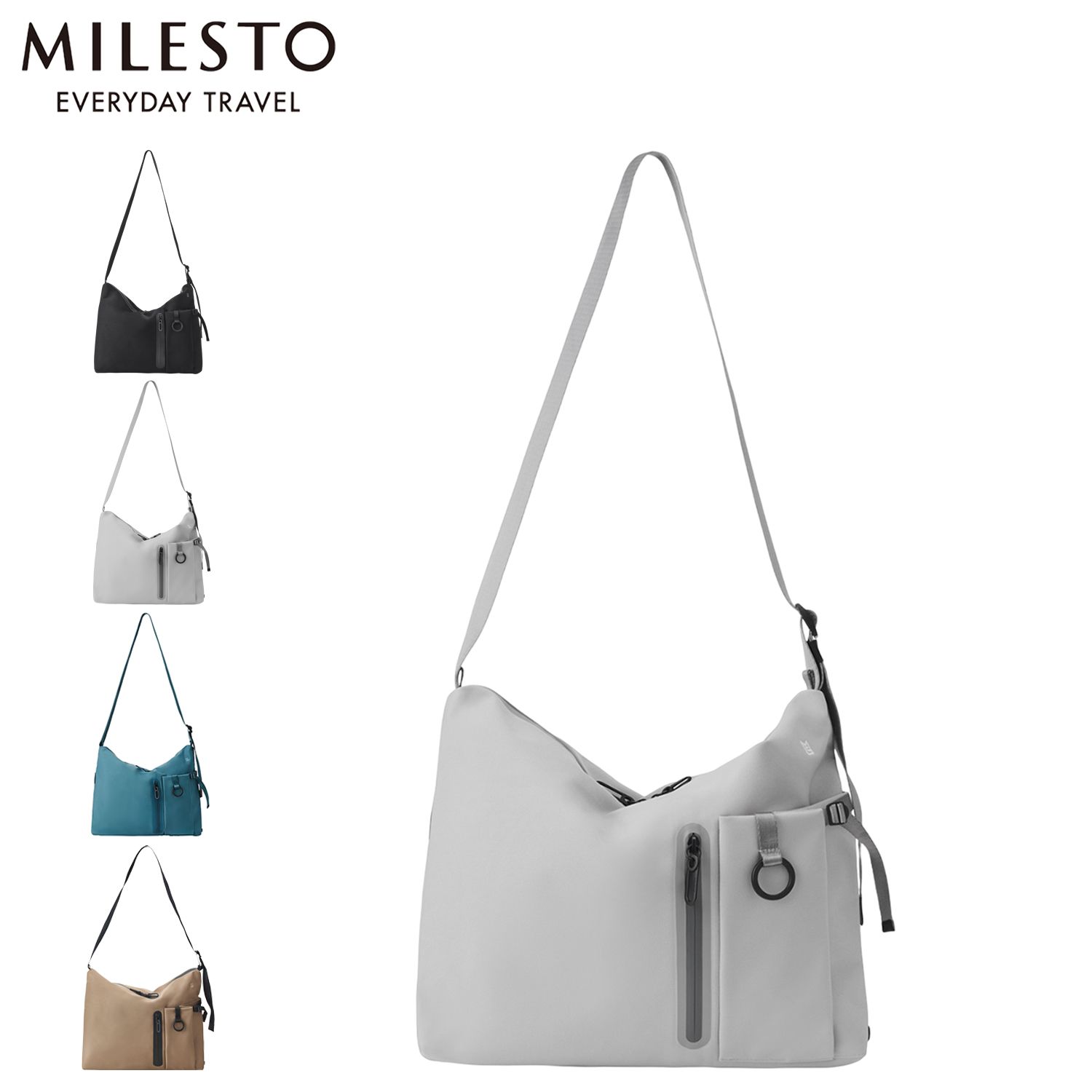 ミレスト MILESTO ショルダーバッグ LIKID メンズ レディース 15L リキッド Lサイズ 斜めがけ 耐水 ラウンド MLS945