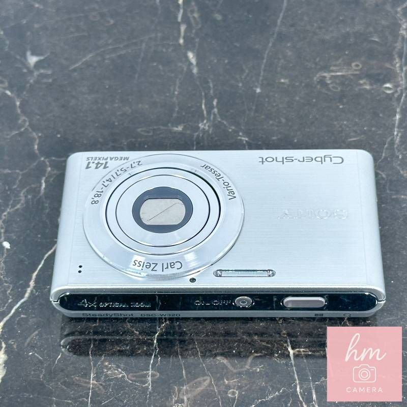 極上美品】SONY Cyber-shot DSC-W320 シルバー 1410万画素 光学4倍