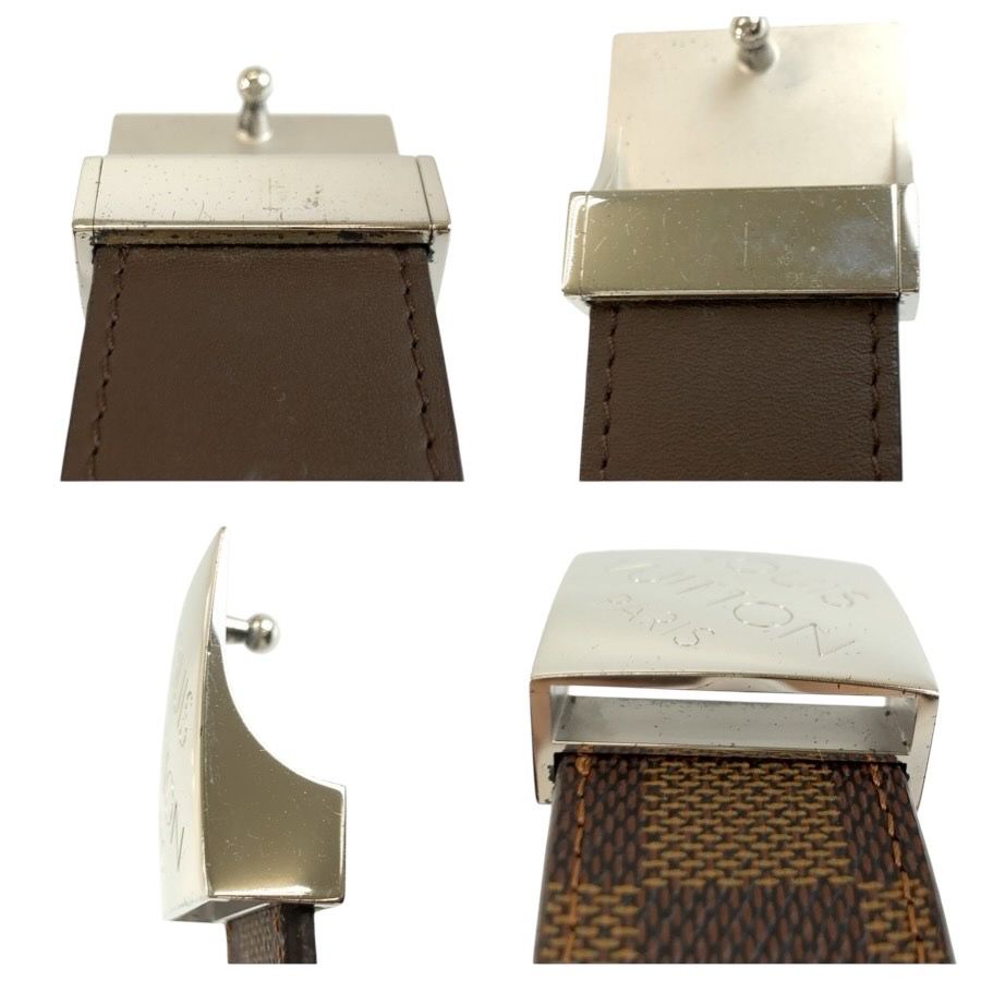 美品 LOUIS VUITTON ルイヴィトン ダミエ サンチュール キャレ