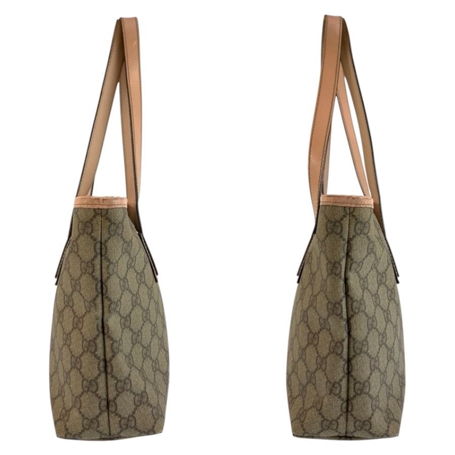 GUCCI グッチ ピンク ベージュ GGスプリームキャンバス/レザー 211133