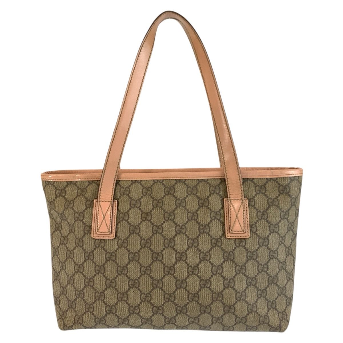 GUCCI グッチ ピンク ベージュ GGスプリームキャンバス/レザー 211133