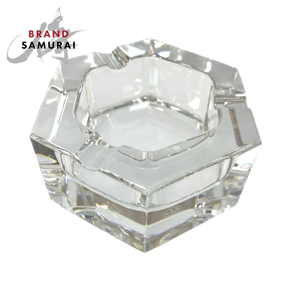 美品 Baccarat バカラ クリア ガラス 灰皿 アッシュトレイ メンズ