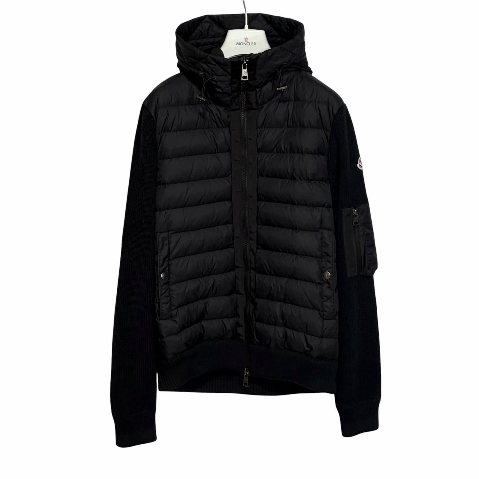 MONCLER/M /ブラック /ダウンニット /型番G20919B50800A9340 - メルカリ