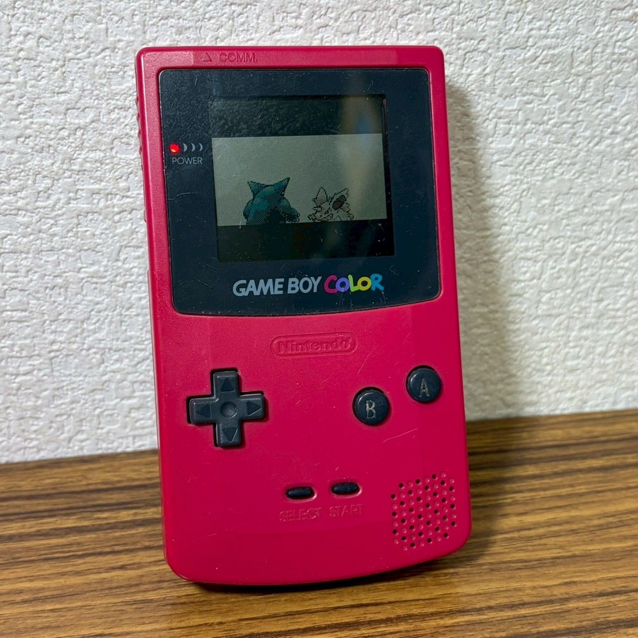 ゲームボーイカラー☆ポケモンレッド【動作確認済み】 ゲームボーイカラー 本体（カラー：レッド） ゲームボーイ用ソフト