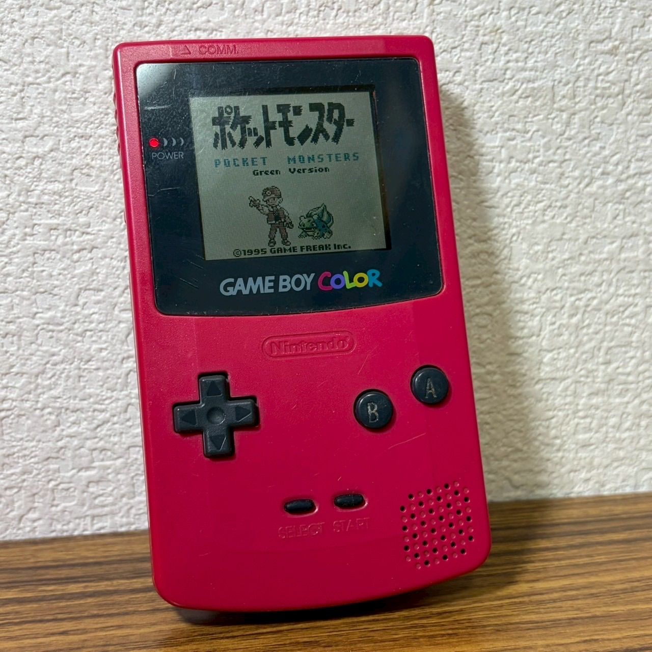 ゲームボーイカラー 本体（カラー：レッド） ゲームボーイ用ソフト 