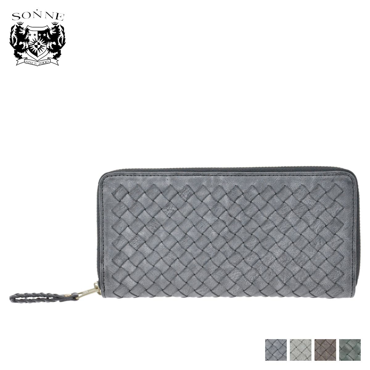ゾンネ SONNE 長財布 メンズ シビラ ラウンドファスナー SIBILLA WALLET SOM001