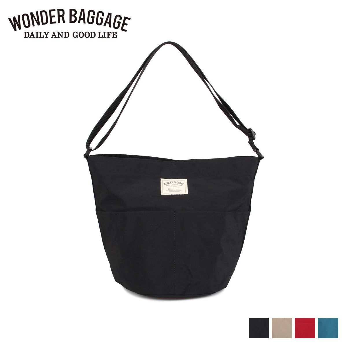 ワンダーバゲージ WONDER BAGGAGE ショルダーバッグ メンズ レディース 14.2L SUNNY FUN DAY SHOULDER