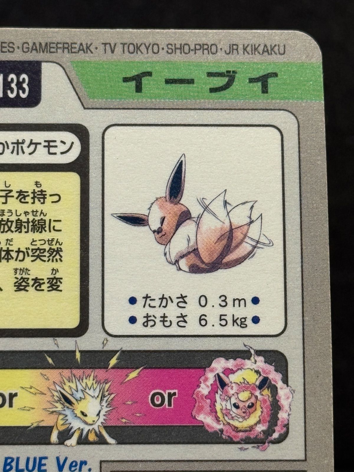 カードダス】イーブイ プリズム No.133 97年 ポケモンカード【送料無料