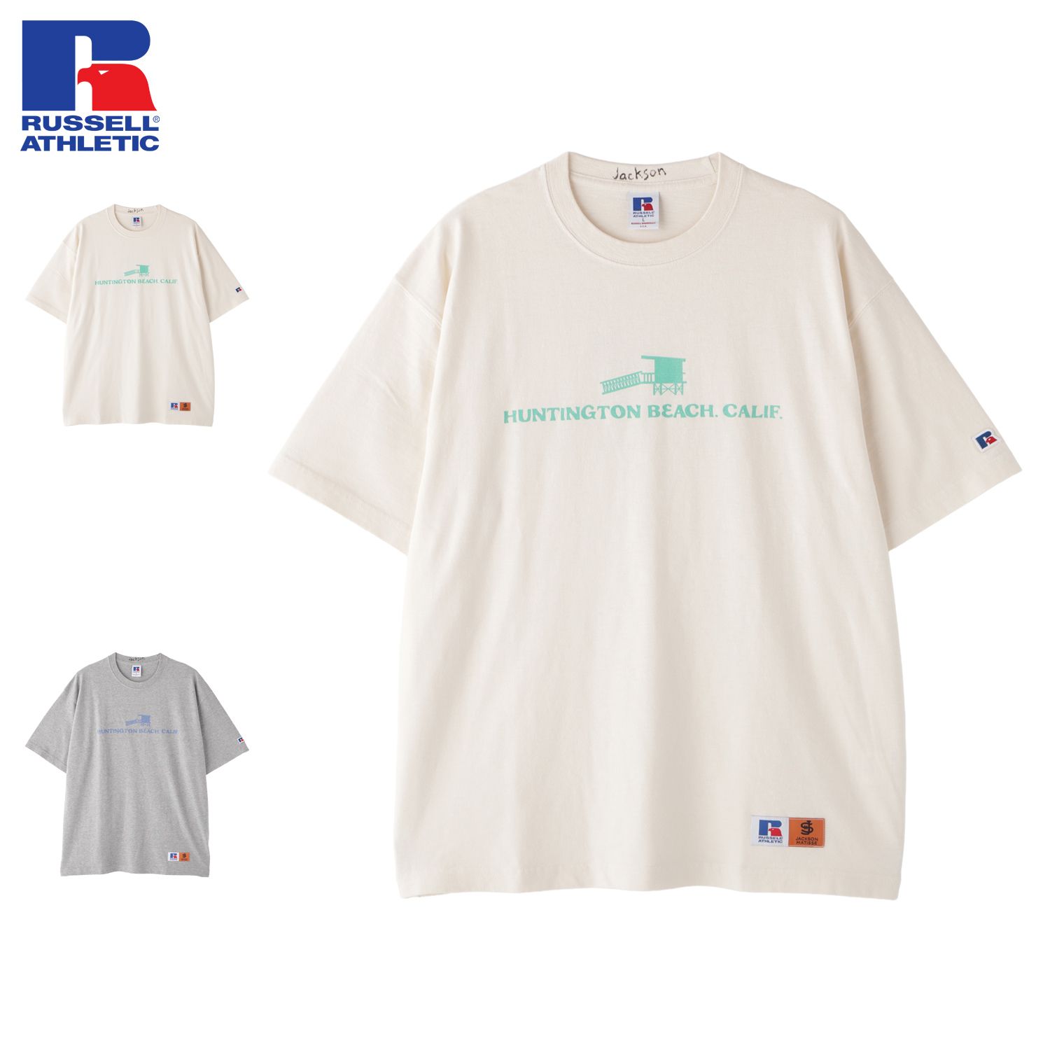 ラッセルアスレティック RUSSELL ATHLETIC Tシャツ 半袖 ジャクソンマティス メンズ レディース ブランド ゆったり JACKSON MATISSE 111262-023
