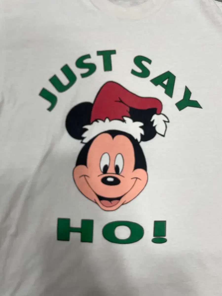 90s ミッキー サンタ Tシャツ usa made