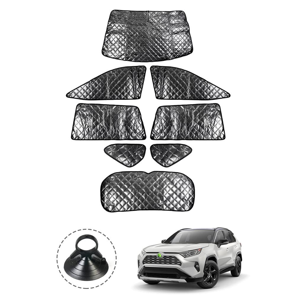 トヨタ　RAV4用　サンシェード　7枚セット　新品 Cartist 新型RAV4 50系 に適用 サンシェード フルセット マルチ