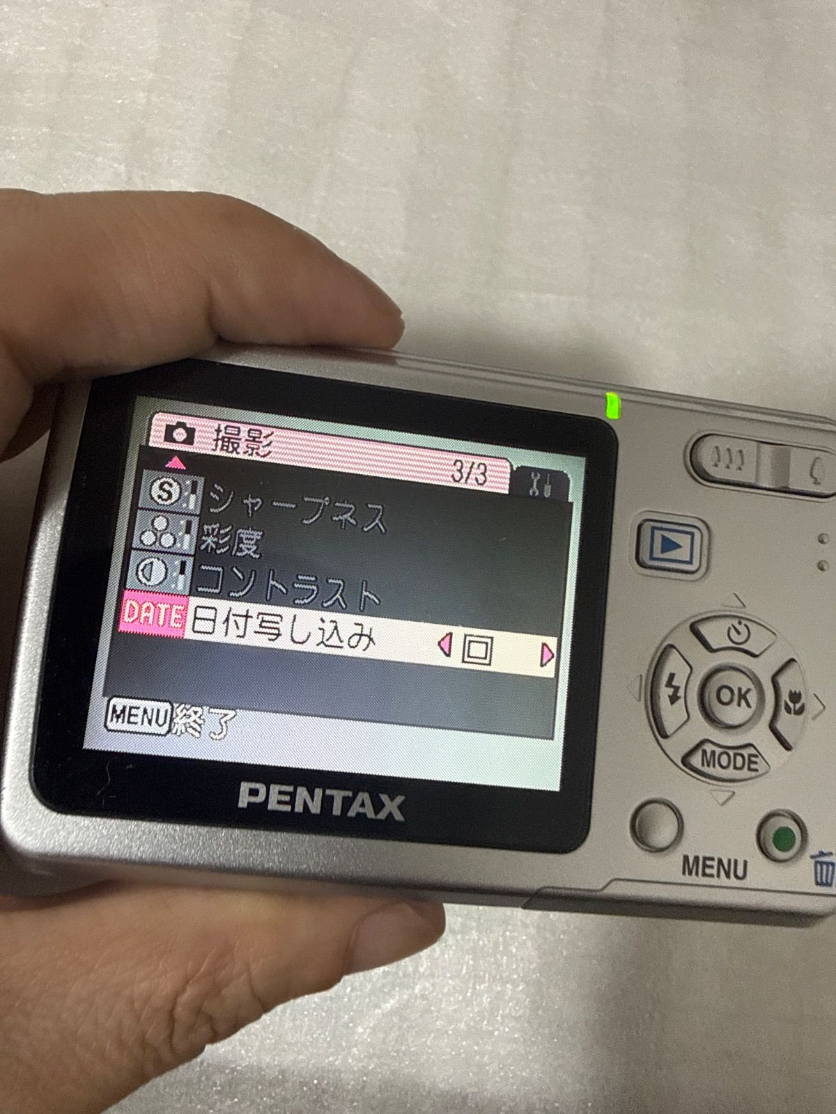 ❗️動作良好❗️デジカメ 本体 PENTAX Optio E40 - メルカリ