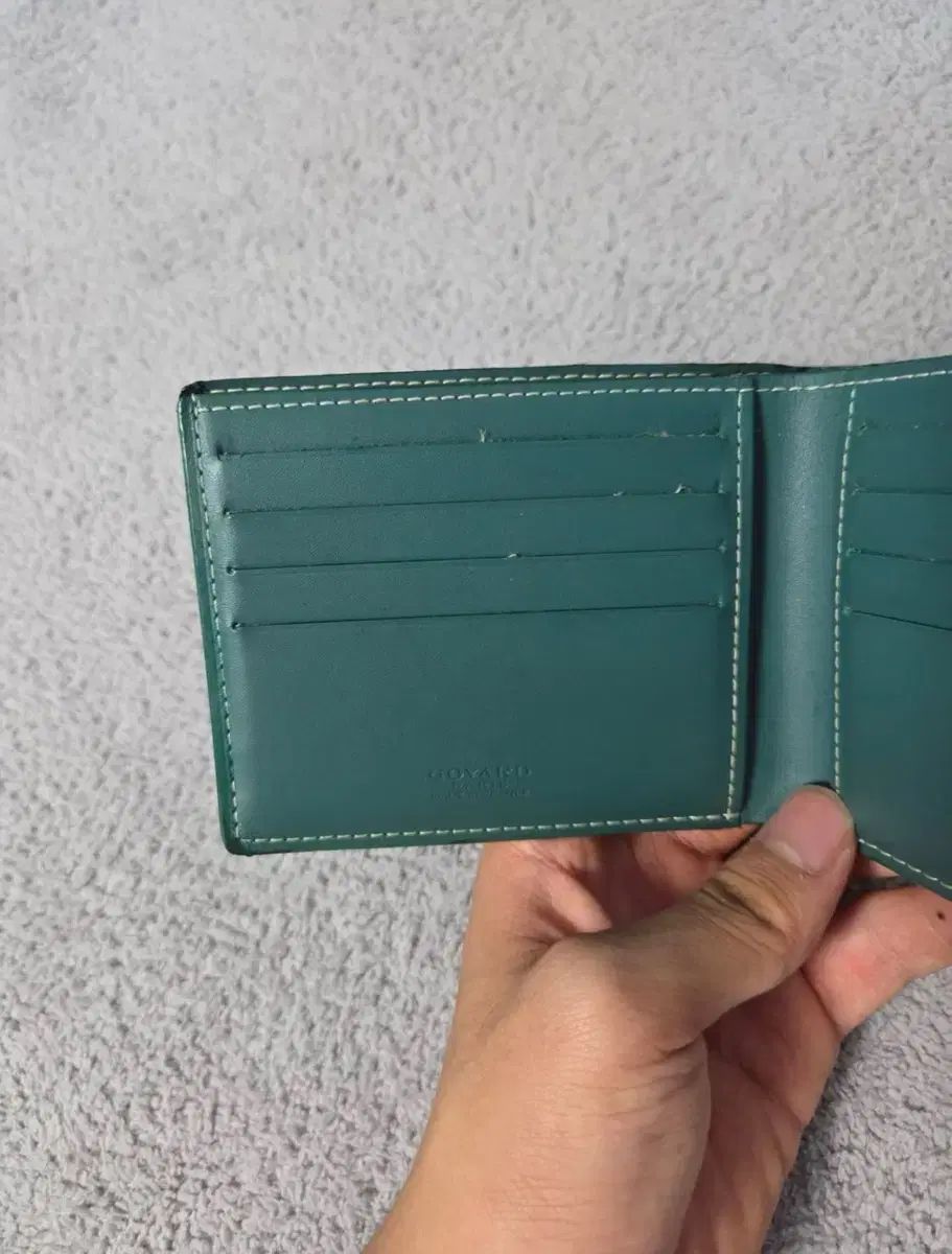 ゴヤール BIG TOUARDE 二つ折り財布 グリーン 正規品 Masion Goyard ゴヤール ビッグ トゥワール グリーン 二つ折り