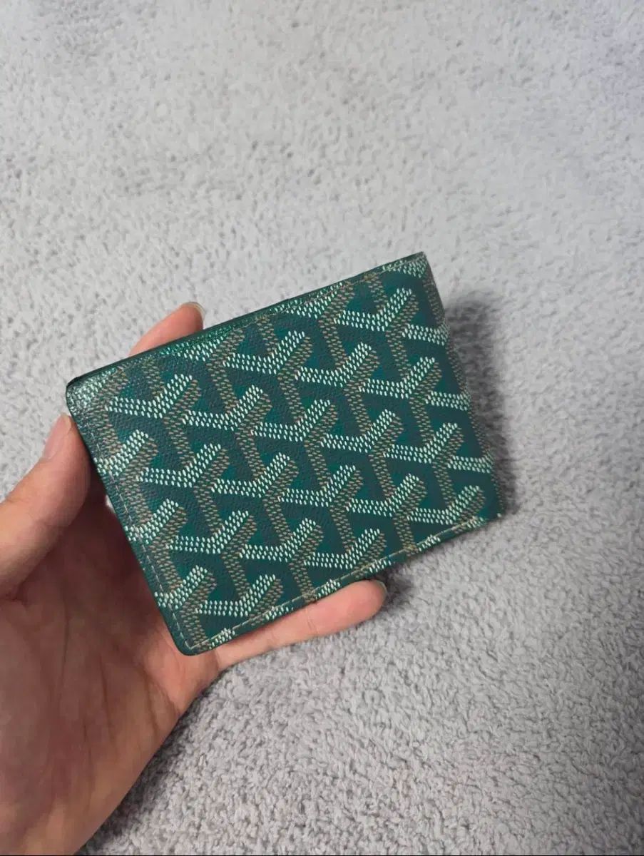 正規品 Masion Goyard ゴヤール ビッグ トゥワール グリーン 二つ折り