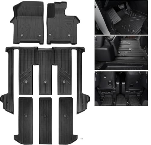 【専用設計】新型 アルファード ヴェルファイア 40系 フロアマット 3D 立体構造 セカンドマット 7人乗り 右ハンドル用 Alphard Vellfire 40 2023年6月～現行 TPE素材 防水 滑り防止 耐汚れ カスタムパーツ インテリア 内装ts