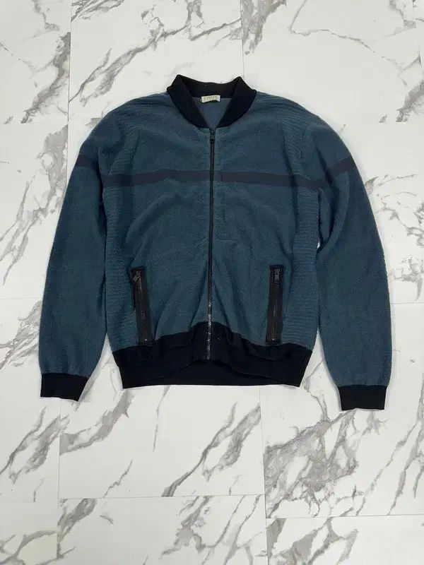 LANVIN ランバン スポーツ ブルー ニット ジップアップ