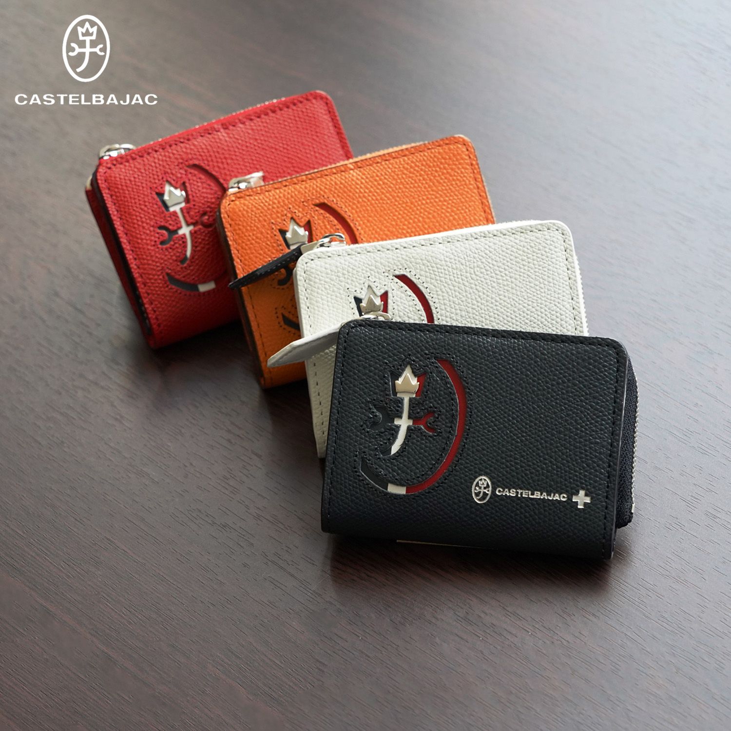 カステルバジャック CASTELBAJAC 財布 二つ折り カルネ メンズ レディース 本革 L字ファスナー CARNET SERIES WALLET 32612