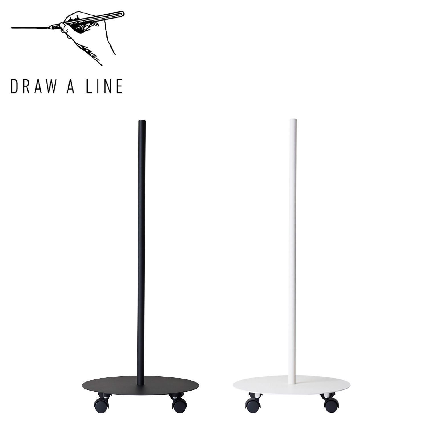 DRAW A LINE ドローアライン 収納 ワゴン サイドテーブル プランターラック 020 Move Rod キャスター付き D-MR