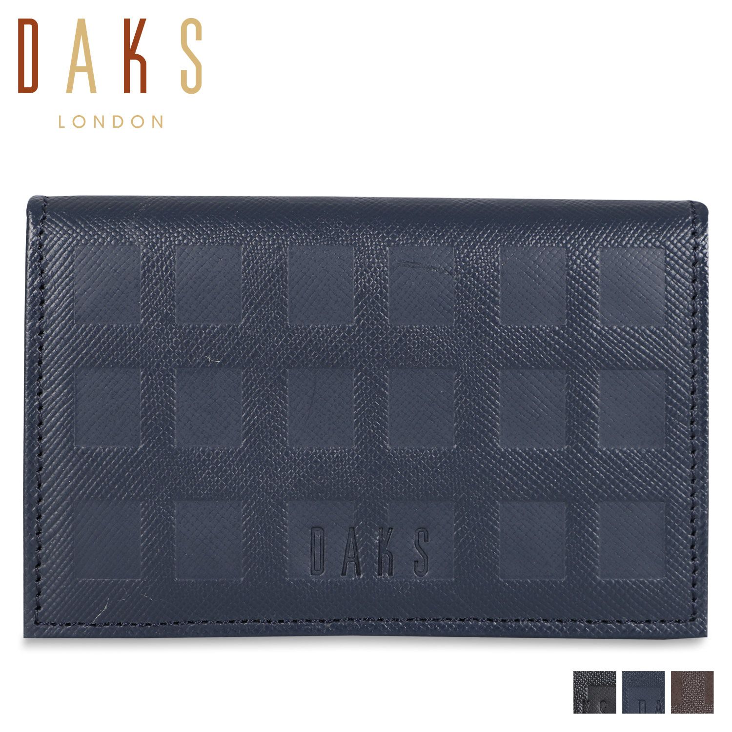 ダックス DAKS カードケース 名刺入れ 定期入れ メンズ CARD CASE DP25385