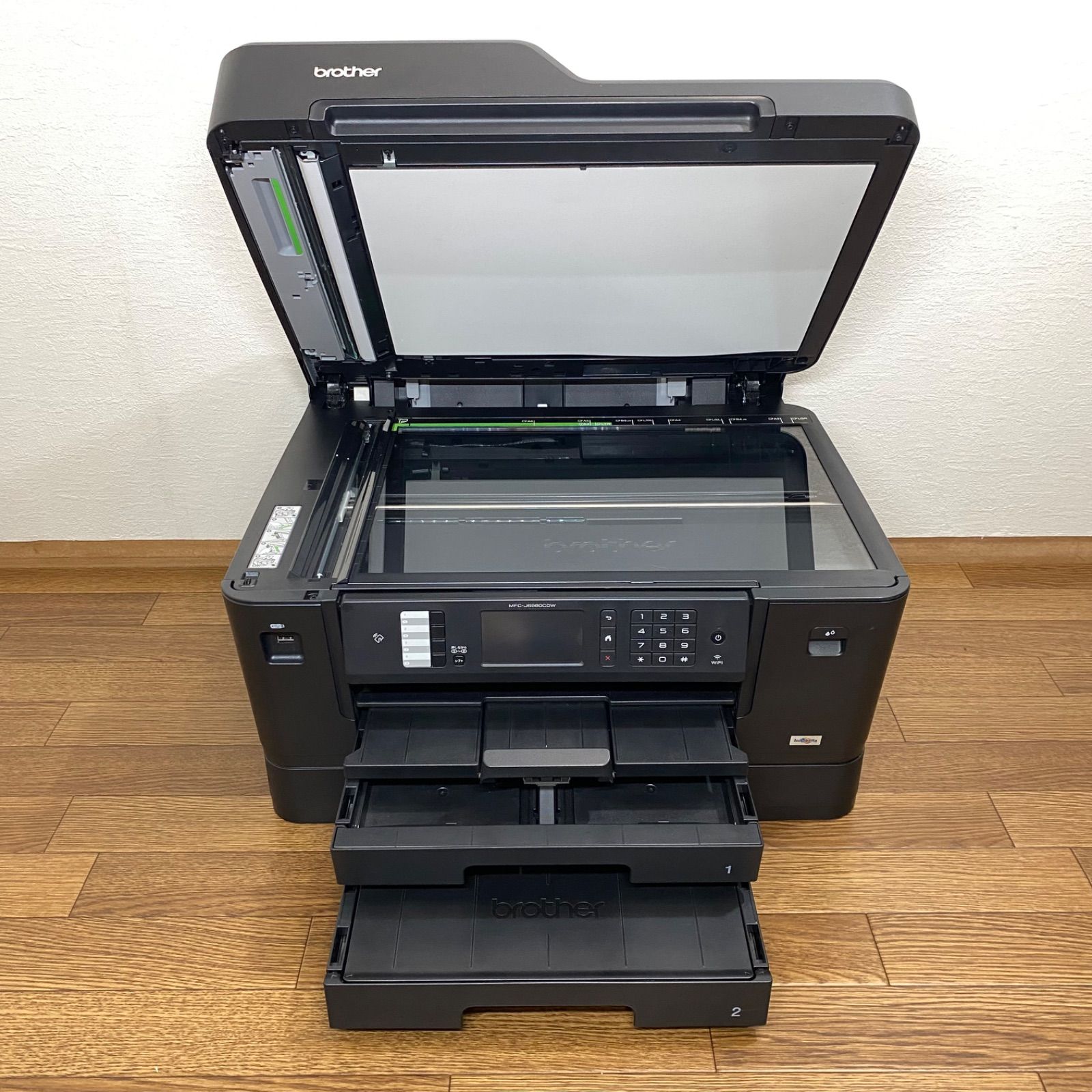 印字良好】brother A3対応 インクジェット複合機 MFC-J6980CDW 有線