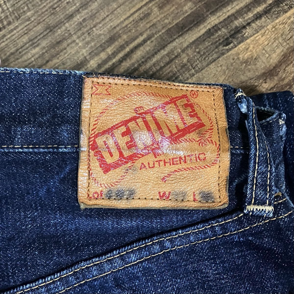 DENIME 旧 ドゥニーム 革パッチ Lot.497 オリゾンティ期 赤耳