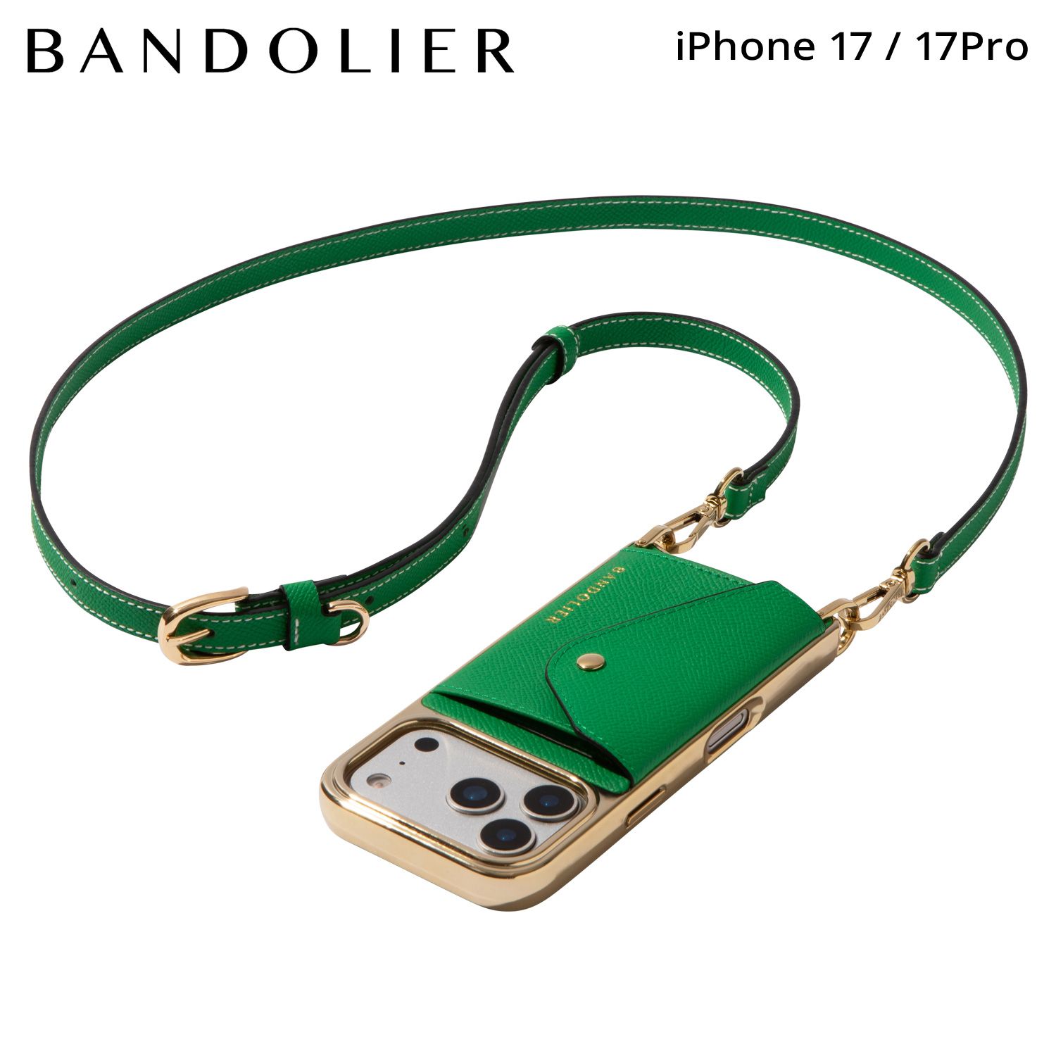BANDOLIER バンドリヤー スマホショルダー iPhone17 17Pro スマホケース アイフォン ドナ ケイシー クローム メンズ レディース DONNA CASEY CHROME 12CAS1011