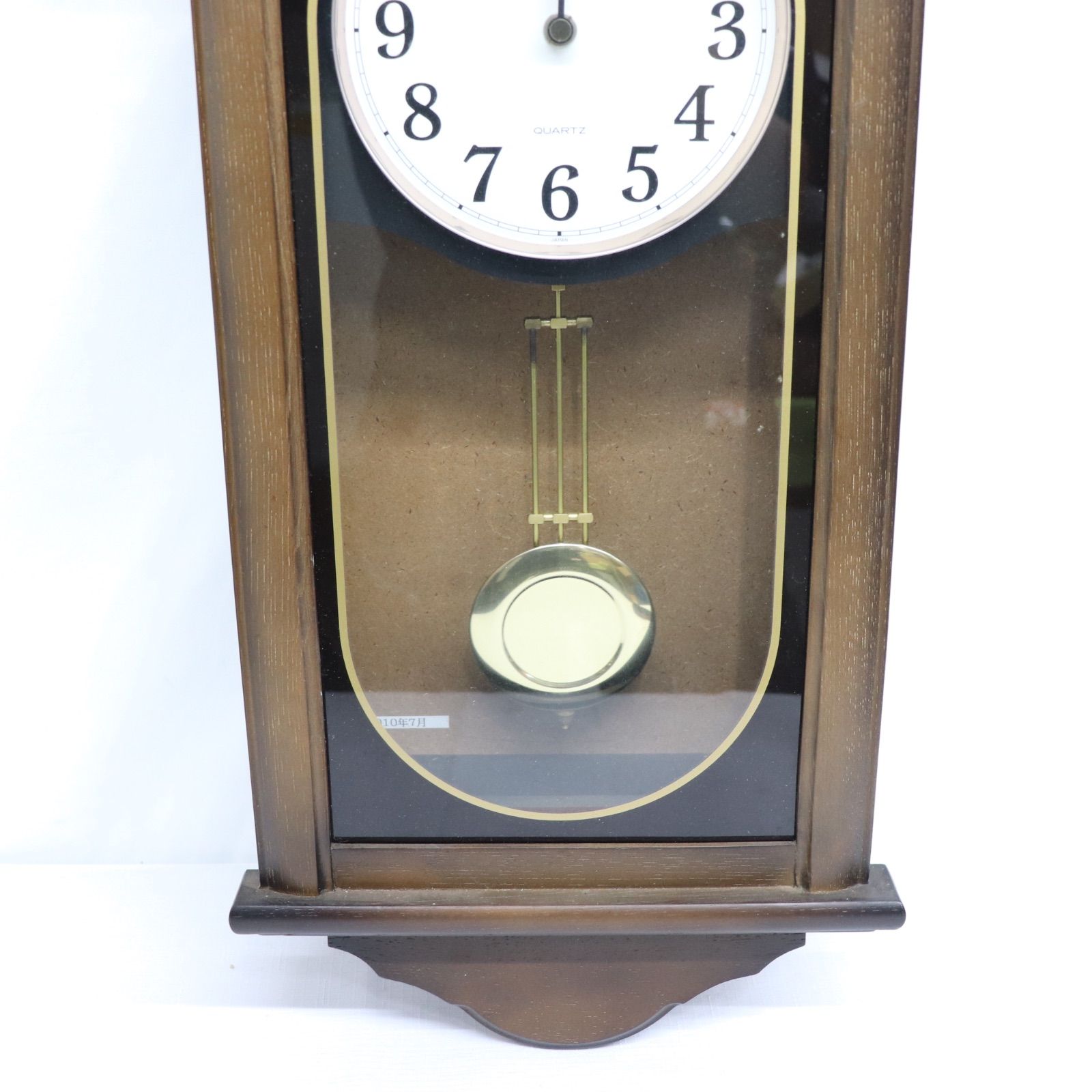 SEIKO セイコー RQ304B　掛け時計 柱時計 振り子時計　新品未使用品 美品】SEIKO セイコー QUARTS クウォーツ 柱時計 RQ304B 壁掛け時計