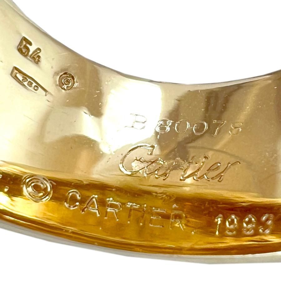 CARTIER カルティエ リング ヴィンテージ 750 K18 YG イエローゴールド